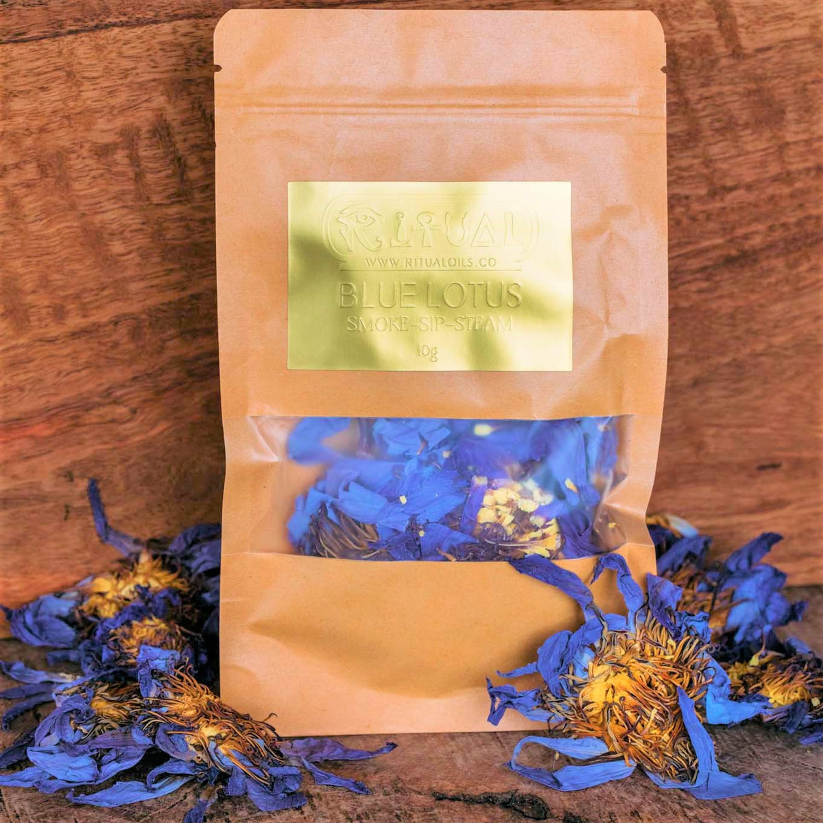 1 Pack of Blue Lotus Flowers – Ritual Oils